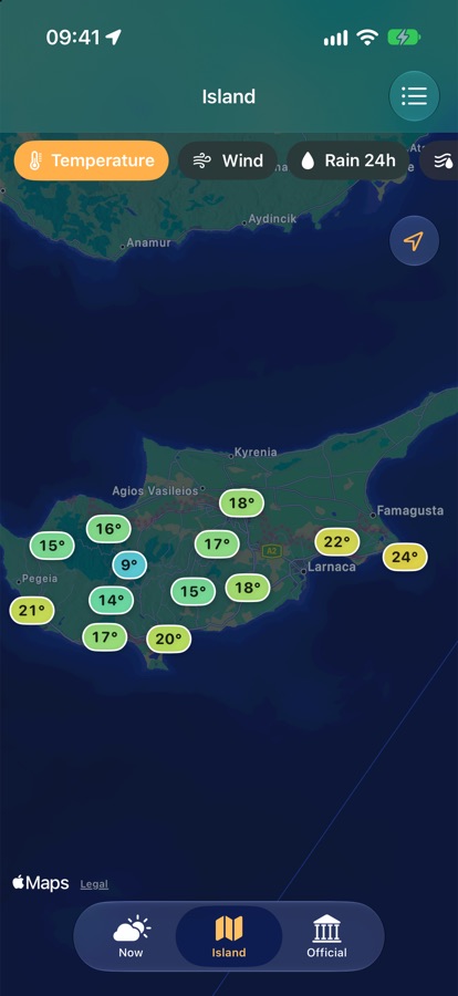 Όλοι οι σταθμοί στον χάρτη